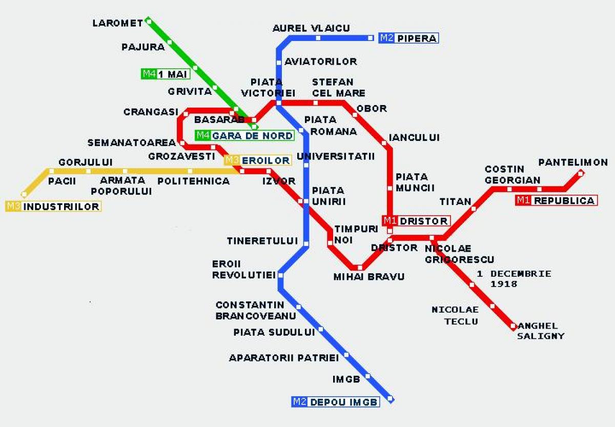 tramvaj zemljevid bukarešti