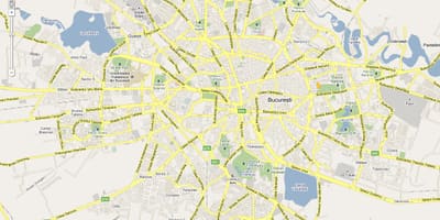 Zemljevid bucuresti romunija