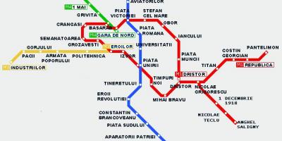 Tramvaj zemljevid bukarešti